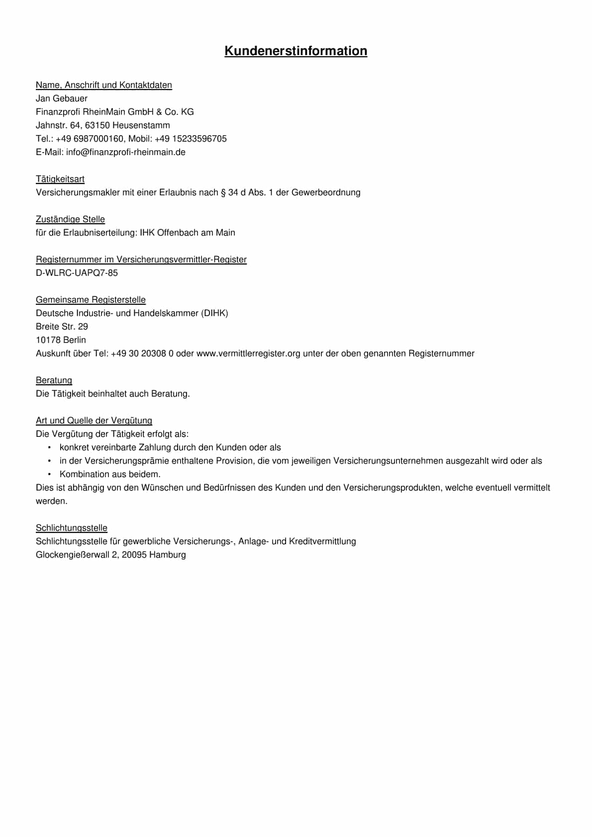 Erstinformation Jan Gebauer